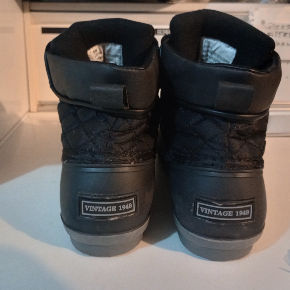 Weatherproof Black Men's Rain & Snow Boots - Picture 4 of 4